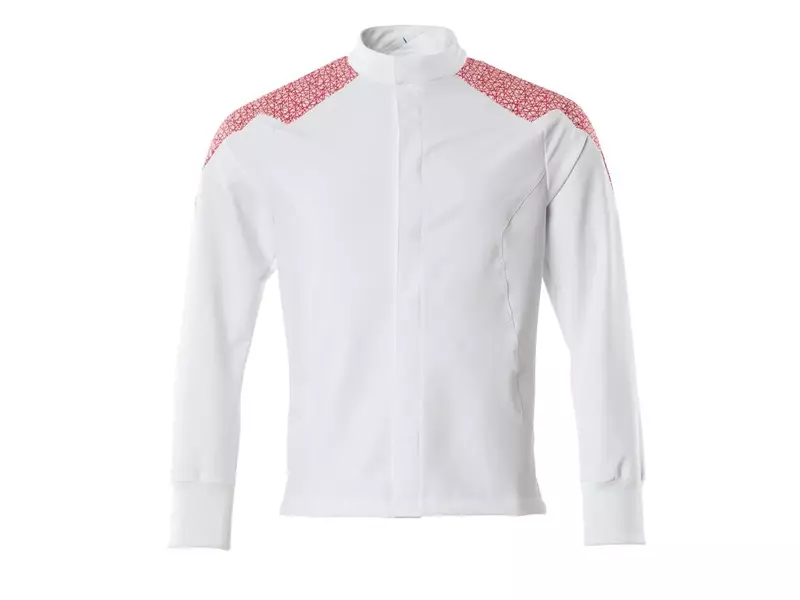 Mascot Food & Care 20054-511-06202 Veste alimentaire blanche/rouge signal taille XS