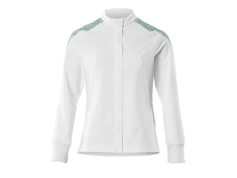 Mascot Food & Care 20064-511-06333 foodjas dames wit/helder groen maat 2XL