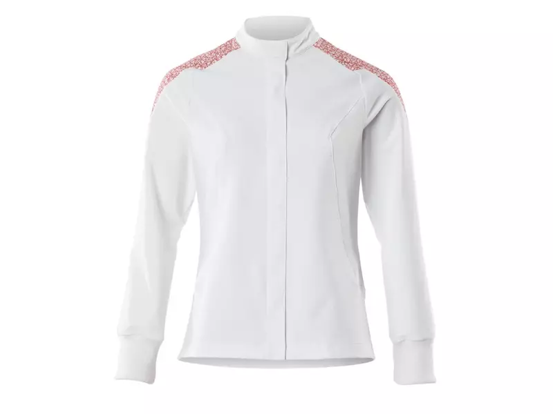 Mascot Food & Care 20064-511-06202 foodjas dames wit/signaalrood maat 2XL