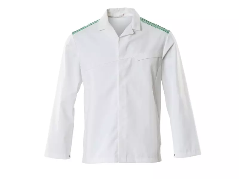 Veste alimentaire Mascot Food & Care 20254-442-06333 blanche/vert vif taille 6XL