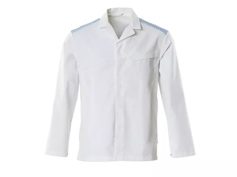 Mascot Food & Care 20254-442-0691 food jacket white/bright blue size 4XL