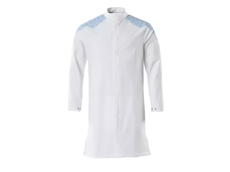 Veste alimentaire Mascot Food & Care 20154-511-0691 blanche/bleu vif, taille M