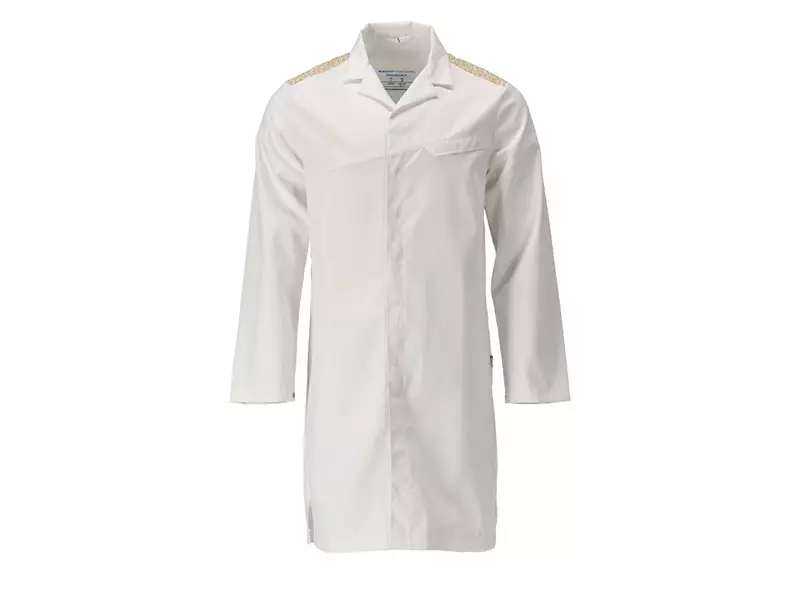Mascot Food & Care 20354-442-0670, veste alimentaire blanche/jaune curry, taille 6XL