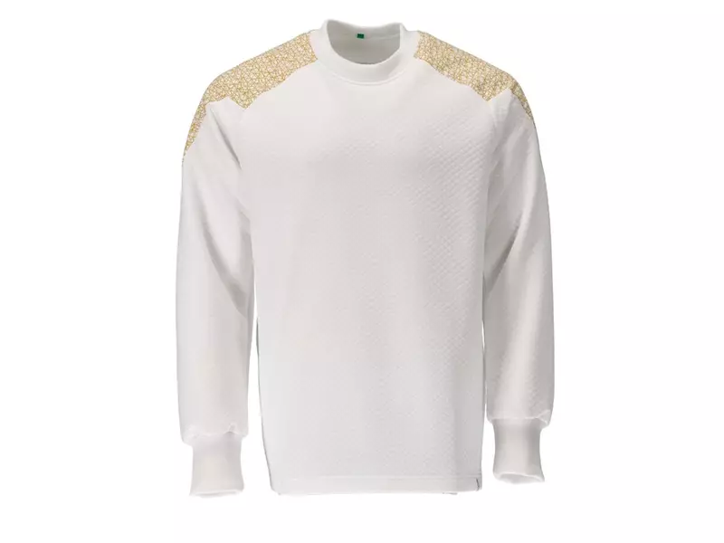Mascot Food & Care 20084-932-0670 sweatshirt white/curry yellow size XS