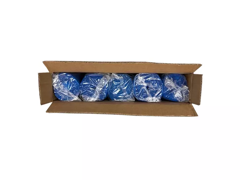 Hycare disposable schort 20 mu polyethyleen 80x125 cm op rol geel