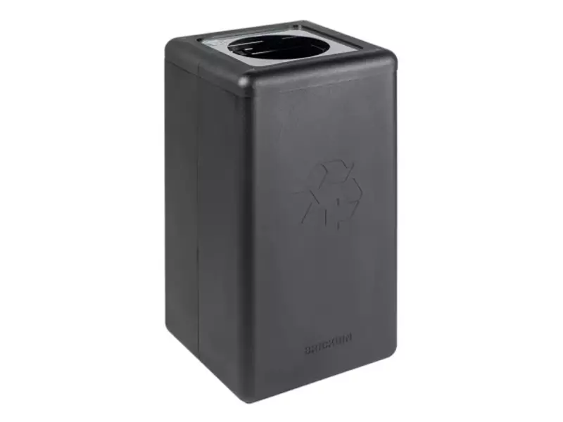BrickBin waste bin with round 20 cm opening residual waste 65 liters black/grey