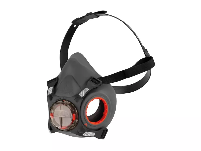 JSP Force 8 halfgelaatsmasker dubbele filter maat L