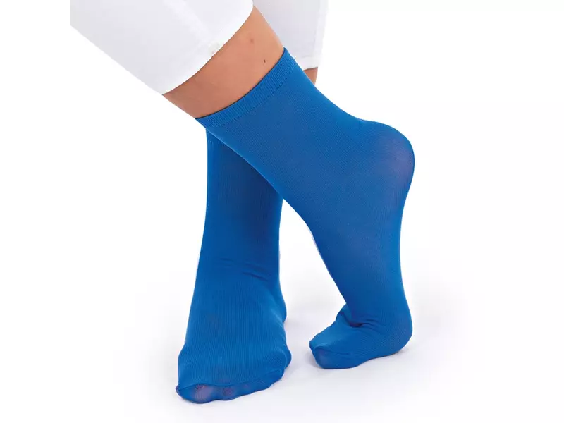 Hycare disposable high sock polyamide blue size 39->