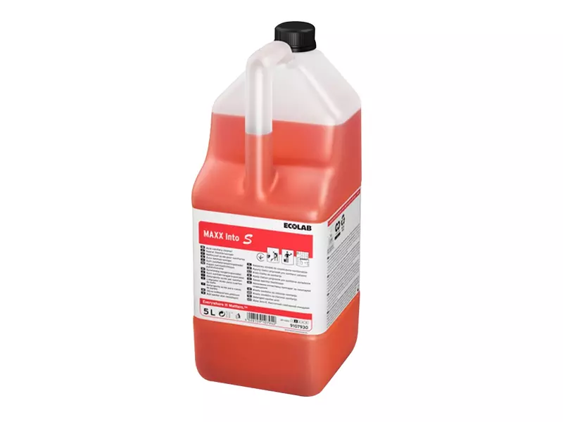 Nettoyant sanitaire acide Ecolab Maxx Into S hautement concentré, 5 litres