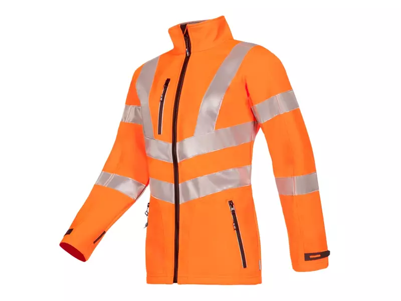 Sioen Jerica 547AA2TU2 softshell jas dames fluo oranje maat L