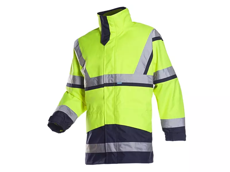 Imperméable Sioen Powell 401AN3EU1 jaune fluo/bleu marine taille M