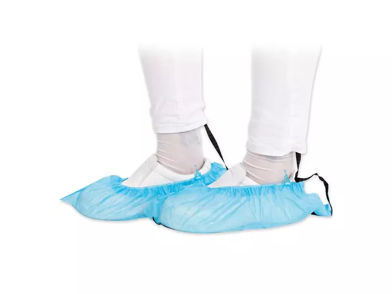 Surchaussures jetables en PP bleu ESD