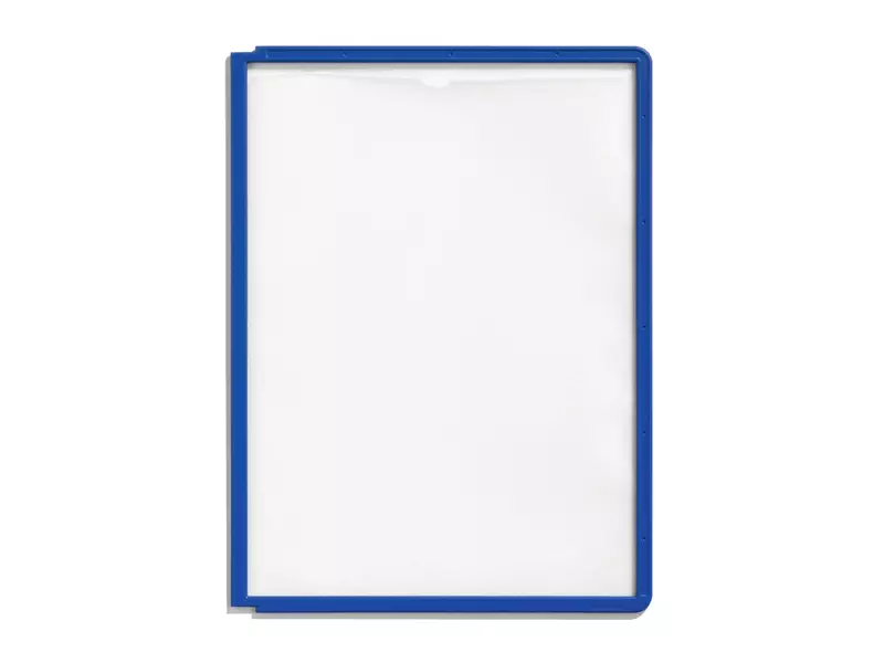 Pochettes résistantes pour documents, compatibles avec un porte-documents mural, bleu foncé