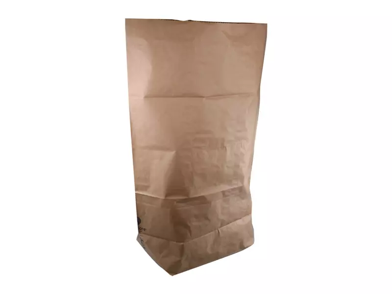 Sac poubelle en papier 60 x 80 cm, 60 litres, marron