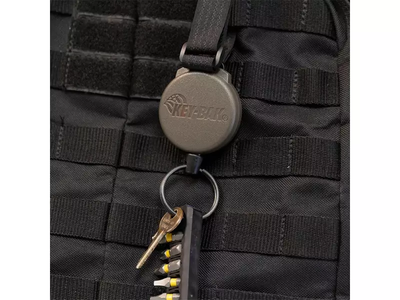 Key-Bak Securit Retractor Molle retractable keychain Kevlar cord 120 cm