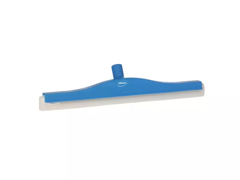 Vikan 77633 floor squeegee flexible neck with replaceable rubber 500 mm blue