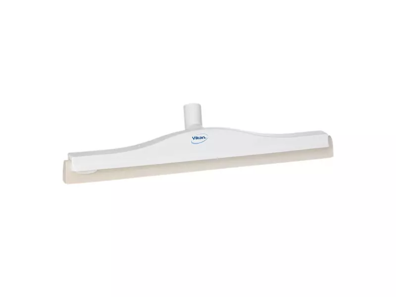 Raclette de sol Vikan 77635, col flexible avec caoutchouc remplaçable, 500 mm, blanche