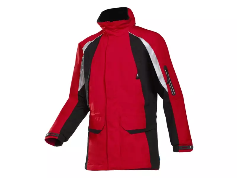 Parka imperméable Sioen Tornhill 608ZN2LH2 rouge/noir, taille XS