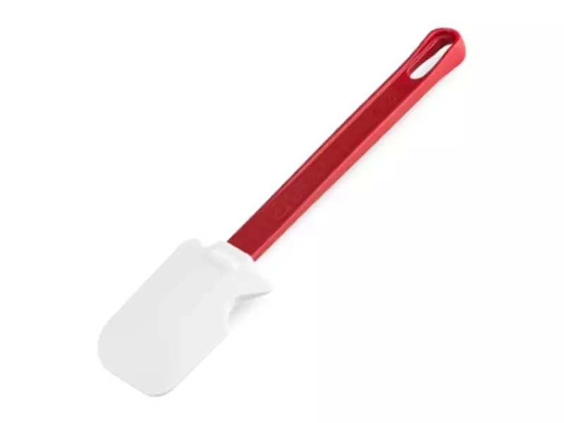 Pannenlikker siliconen 7 cm blad 35,8 cm totaal wit/rood