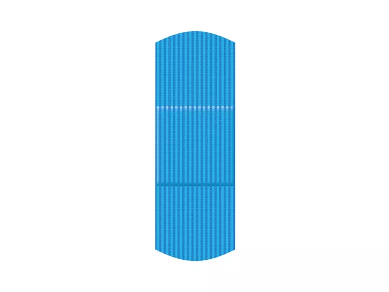 Detectaplast 8560 Elastic pleisters X-ray detecteerbaar blauw 25x72 mm