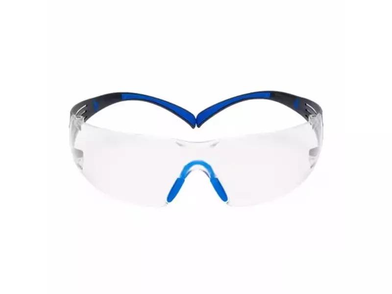 3M SecureFit 400 SF401SGAF-BLU safety glasses polycarbonate clear