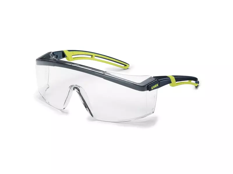 Uvex Astrospec 2.0 9164-285 safety glasses polycarbonate clear black/lime