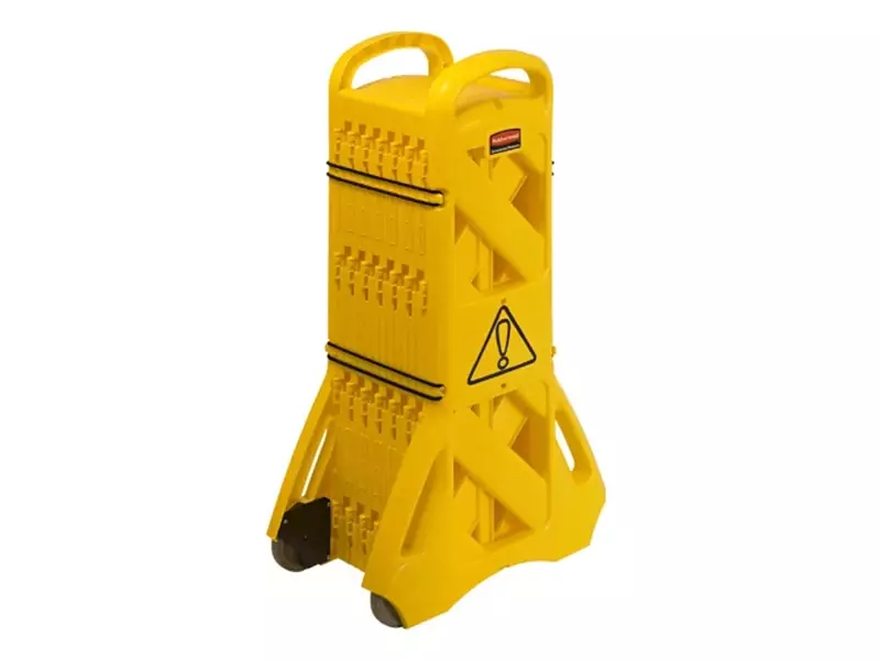 Système de confinement mobile portable Rubbermaid FG9S1100YEL jaune