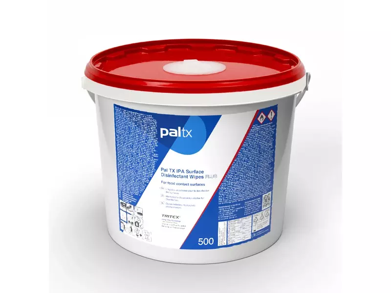 PAL TX IPA PLUS desinfectie wipes oppervlakken food safe