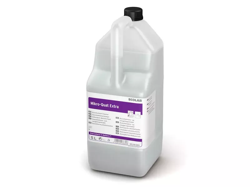 Ecolab Mikro-Quat Extra vloeibaar desinfectiemiddel 5 liter
