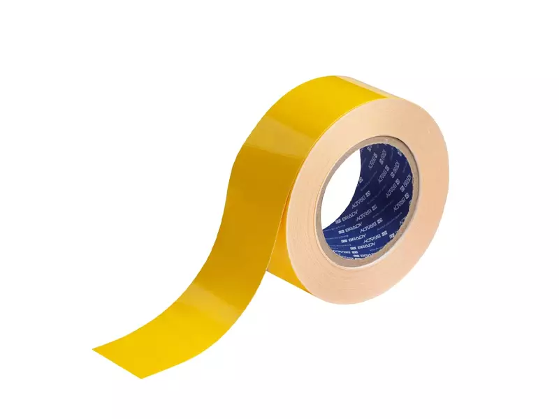 Bande de délimitation Brady ToughStripe Cold PE jaune 76,20 mm
