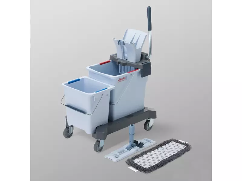 Vileda UltraSpeed Pro Starter Kit Double roller bucket kit 25 liters and 8 liters