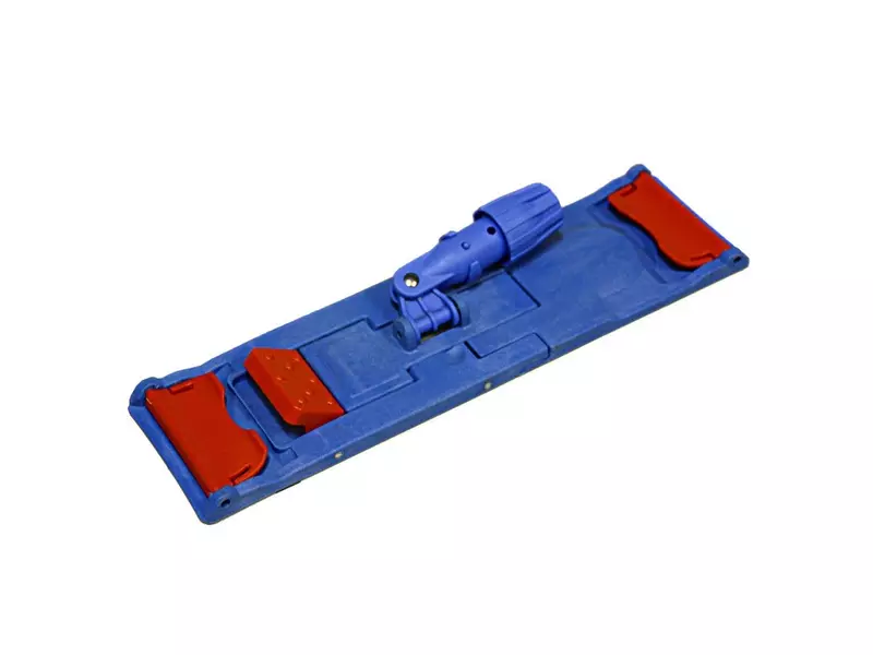 Plastic flat mop holder with magnet 40 cm blue