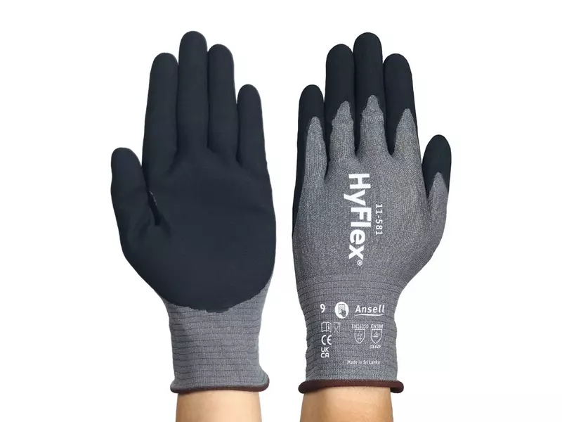 Ansell HyFlex 11-581 handschoen nitril snijbestendig maat 6
