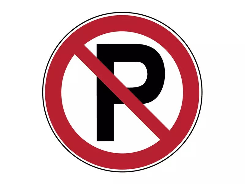 Brady 250051 sticker no parking PIC 225 ø100 mm