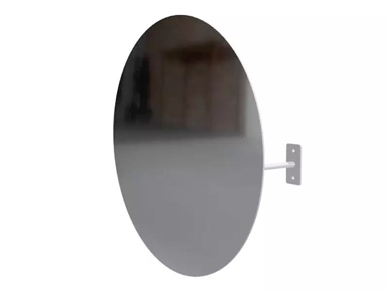 Industriespiegel RVS met RVS beugel Ø60 cm