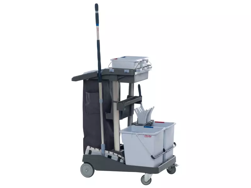 Vileda Professional VoleoPro recycled starter kit work trolley
