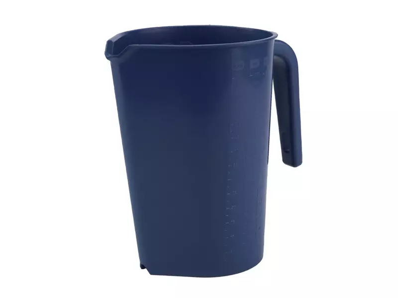 Tasse à mesurer détectable FBK 70122-2, 2 litres, bleue