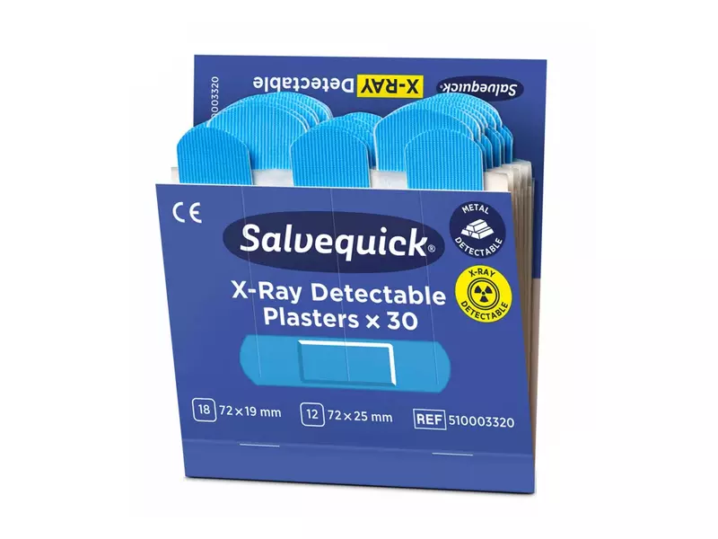 Patchs Cederroth Salvequick 510003320 détectables aux rayons X