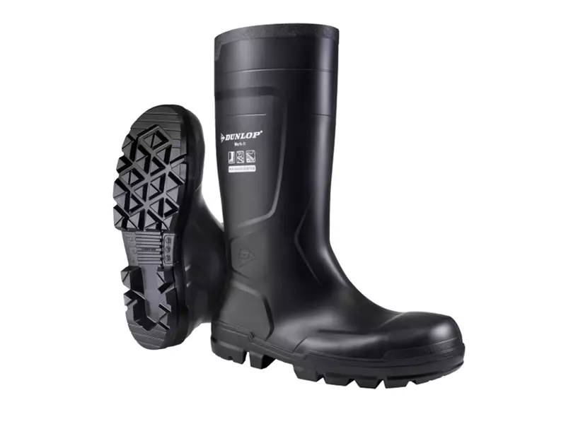 Bottes de sécurité Dunlop Work-It NB2HD01 S5 SR noires, pointure 44