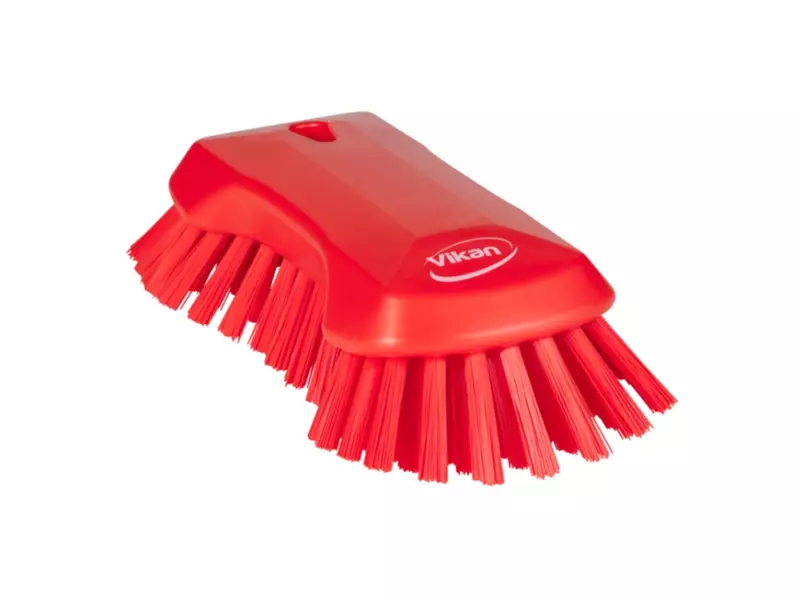 Vikan 38944 werkborstel extra groot extra hard 230 mm rood
