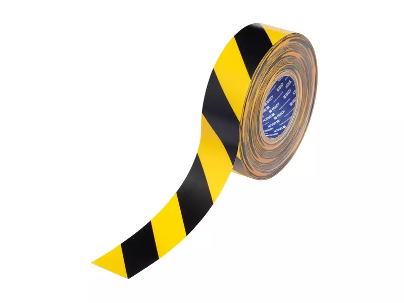 Ruban adhésif barrière Brady ToughStripe Max PE noir/jaune 50,80 mm