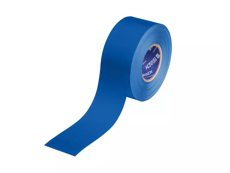 Bande de délimitation Brady ToughStripe Max PE bleue 76,20 mm