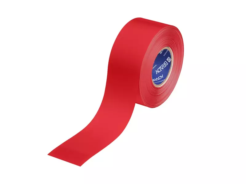 Brady ToughStripe Max afbakeningstape PE rood 50,80 mm