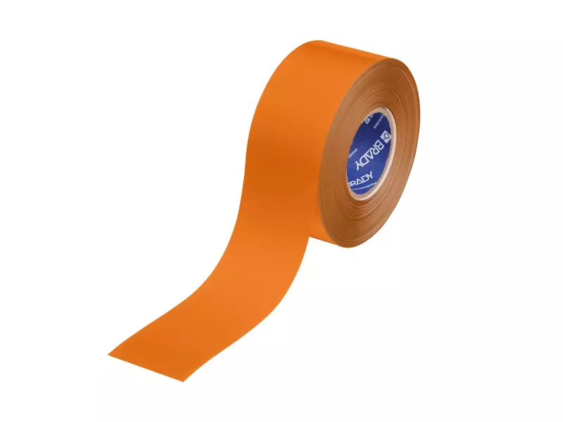 Brady ToughStripe Max afbakeningstape PE oranje 76,20 mm