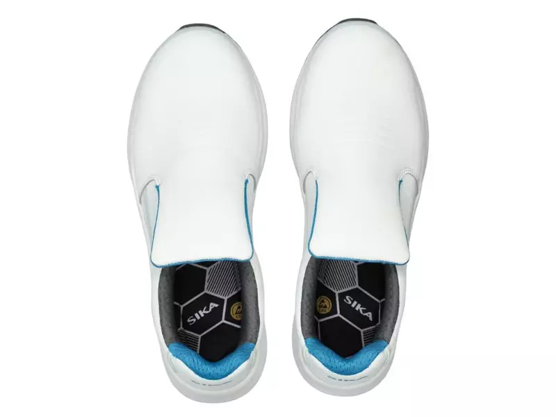 Sika 60401 Cloud Slip-on, mocassin de sécurité S2 SR ESD blanc, taille 41