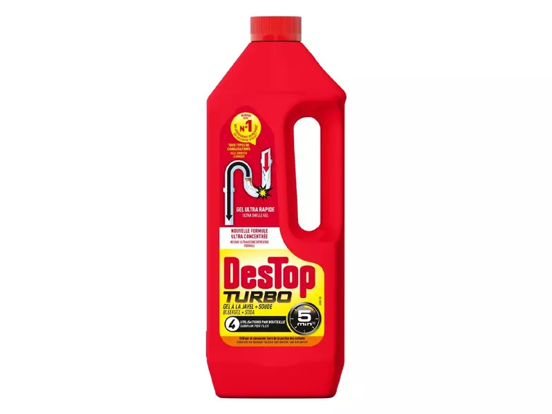 DesTop Turbo liquid drain cleaner 1000 ml