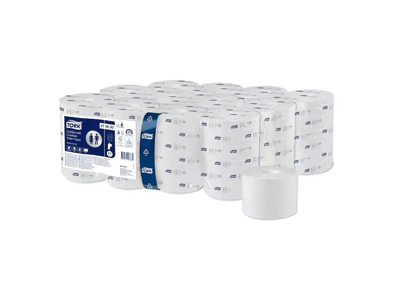 Tork OptiServe toilet paper sleeveless 2-layer advanced T7 white