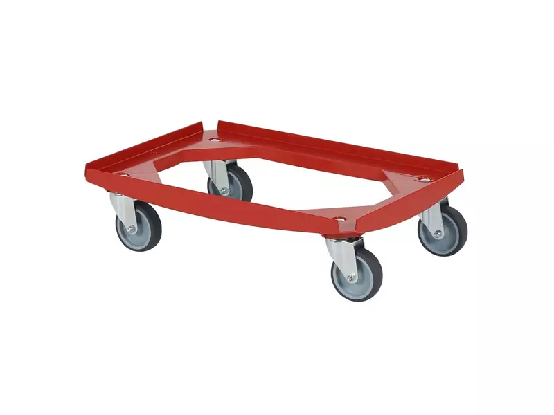 Plastic base 615x415x167 mm red