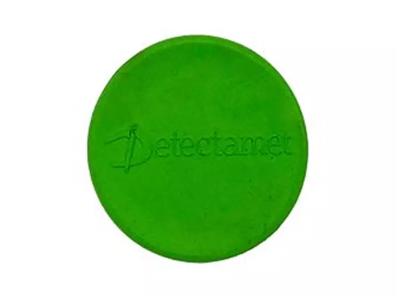 Aimant pour tableau blanc détectable Detectamet Ø34x6 mm vert