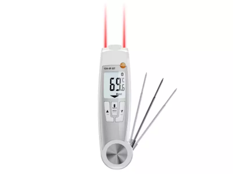 thermomètre alimentaire infrarouge et sonde testo 104-IR-BT